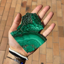 Load image into Gallery viewer, Malachite slice #5