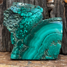 Load image into Gallery viewer, Malachite slice #5