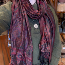 Load image into Gallery viewer, Thin Pasiley Scarves ~ Soft ~ Supple ~