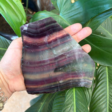 Load image into Gallery viewer, Rainbow Fluorite Slice ~ Clarity ~ Balance ~ Healing