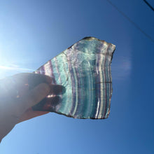 Load image into Gallery viewer, Rainbow Fluorite Slice ~ Clarity ~ Balance ~ Healing