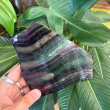 Load image into Gallery viewer, Rainbow Fluorite Slice ~ Clarity ~ Balance ~ Healing