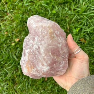 Rose Quartz XL Rough Piece