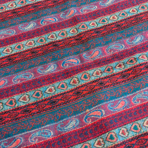 Striped Nepalese Wool Throw Rug