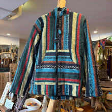 Load image into Gallery viewer, Brushed Cotton Fleece Lined Hippie Jacket