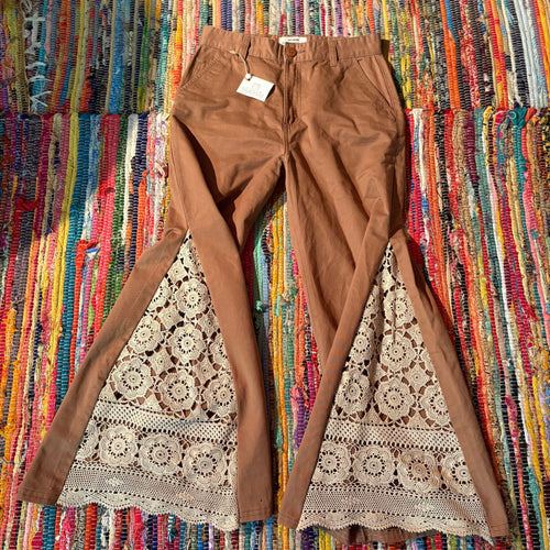 Upcycled Denim Flared Jeans Style 47 ~ Festival ~ 70s Style ~