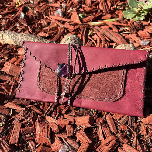 Handmade Leather Foraging Pouch