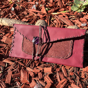 Handmade Leather Foraging Pouch