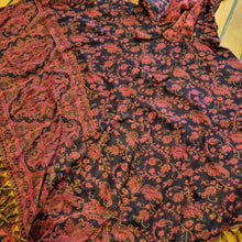 Load image into Gallery viewer, Paisley Winter Ponchos ~ festival ~ hippie ~