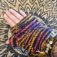 Load image into Gallery viewer, Coloured Fingerless Winter Gloves - Polar Fleece Lined!