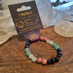 Taurus Zodiac Gemstone Bracelet Apr 20 ~ May 20