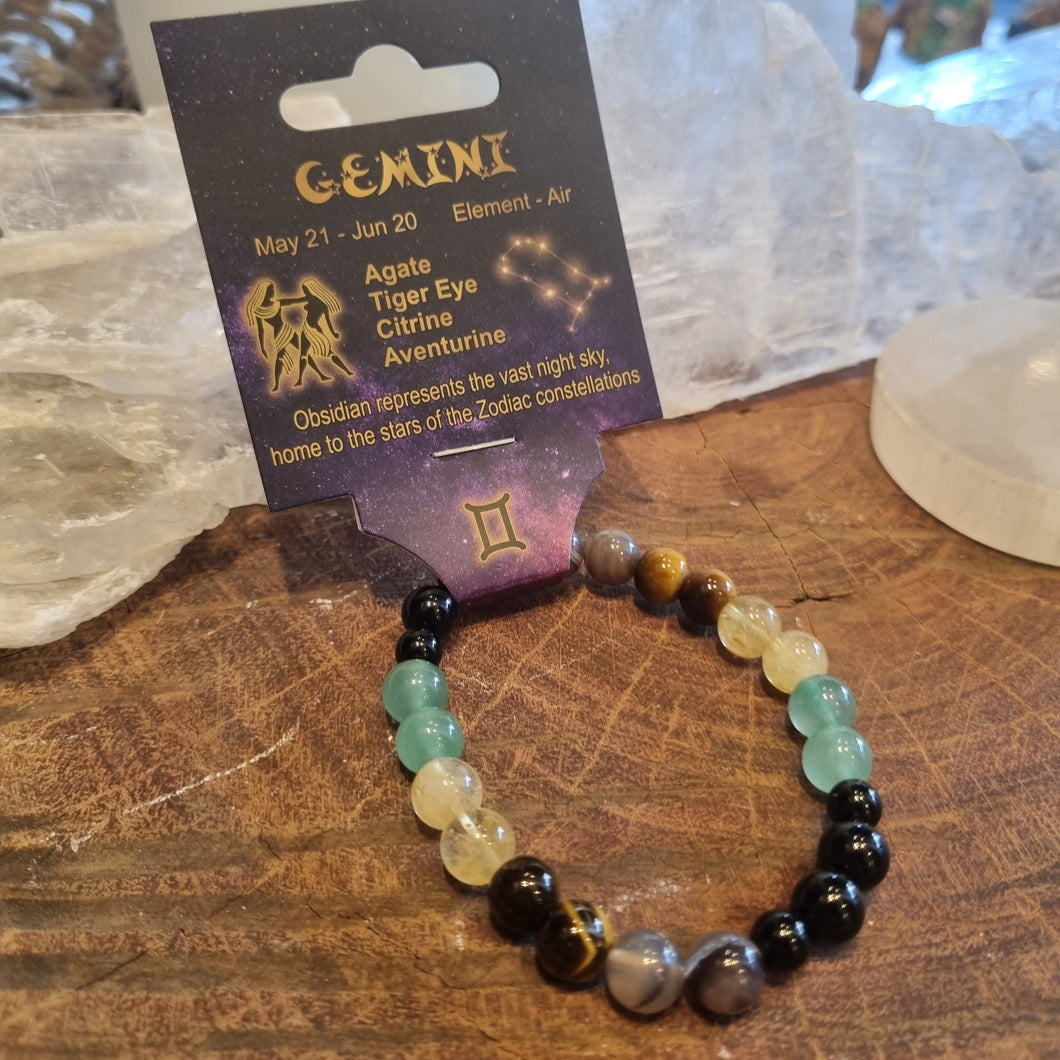 Gemini Zodiac Gemstone Bracelet May 21 ~ Jun 20