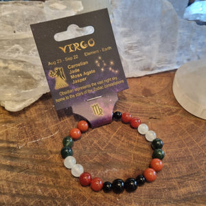 Virgo Zodiac Gemstone Bracelet Aug 23 ~ Sep 22