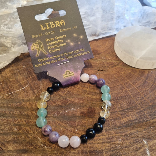 Libra Zodiac Gemstone Bracelet Sep 23 ~ Oct 22