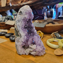 Load image into Gallery viewer, Amethyst geode with Calcite #1 ~ Balance ~ Healing ~ Calming