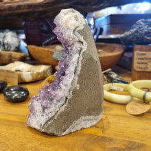 Load image into Gallery viewer, Amethyst geode with Calcite #1 ~ Balance ~ Healing ~ Calming