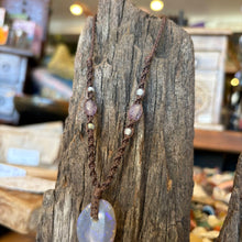 Load image into Gallery viewer, Opal and Fluorite Handmade Necklace