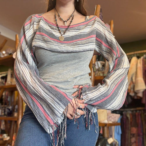 Handmade Boho Shawl Top Style 9