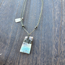 Load image into Gallery viewer, Handmade Amazonite Macrame Necklace