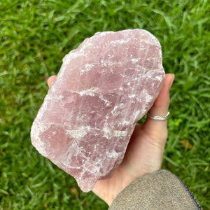 Rose Quartz XL Rough Piece