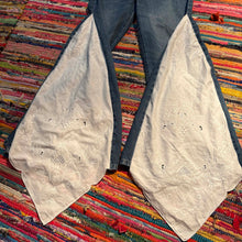 Load image into Gallery viewer, Upcycled Denim Flares~  Festival ~ 70s Style ~ (style 34)