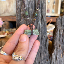 Load image into Gallery viewer, Handmade Green Kyanite Necklace