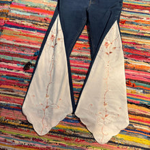 Load image into Gallery viewer, Upcycled Denim Flares~  Festival ~ 70s Style ~ (style 29)