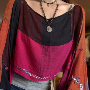 Handmade Boho Shawl Top Style 8