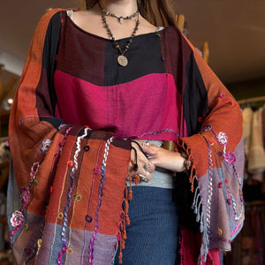Handmade Boho Shawl Top Style 8