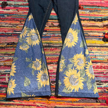 Load image into Gallery viewer, Upcycled Denim Flares ~  Festival ~ 70s Style ~ (style 5 )