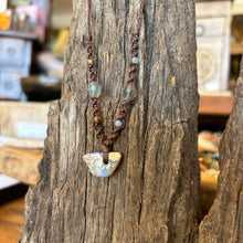 Load image into Gallery viewer, Opal and Fluorite Handmade Necklace