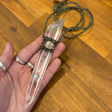 Load image into Gallery viewer, Handmade Clear Quartz Necklace