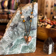 Load image into Gallery viewer, Aragonite ‘Sputnik’ Handmade Necklace