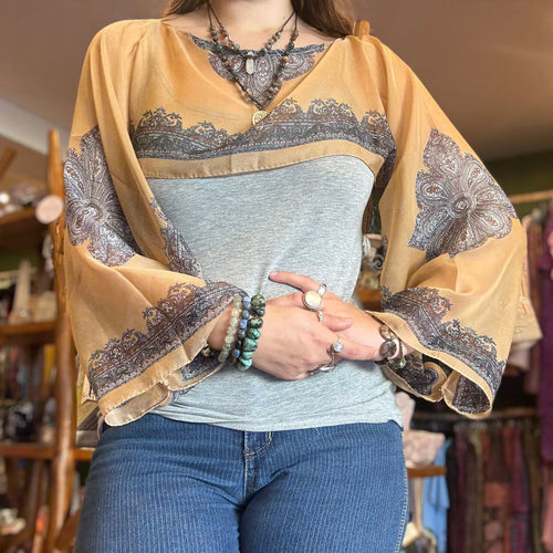 Handmade Boho Shawl Top Style 2