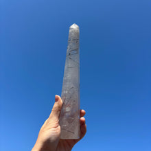 Load image into Gallery viewer, Toumalinated Quartz Generator ~ Protection ~ Healing ~ Grounding