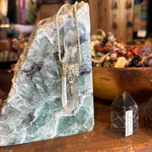 Load image into Gallery viewer, Goddess Lemurian Quartz Handmade Necklace