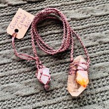 Load image into Gallery viewer, Citrine &amp; Himalayan Quartz Handmade Necklace