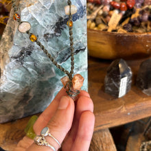 Load image into Gallery viewer, Aragonite ‘Sputnik’ Handmade Necklace