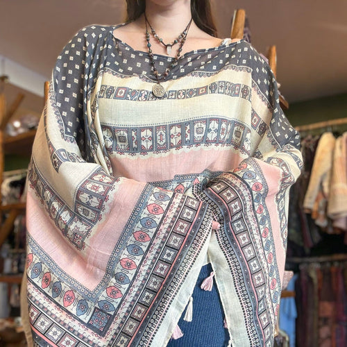 Handmade Boho Shawl Top Style 11