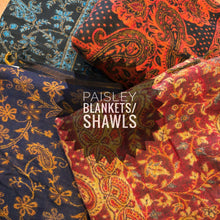 Load image into Gallery viewer, Paisley Blanket/Shawls