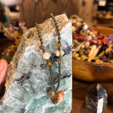 Load image into Gallery viewer, Aragonite ‘Sputnik’ Handmade Necklace