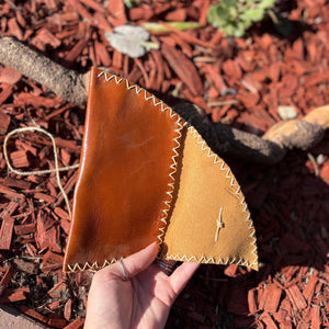 Handmade Leather Foraging Pouch
