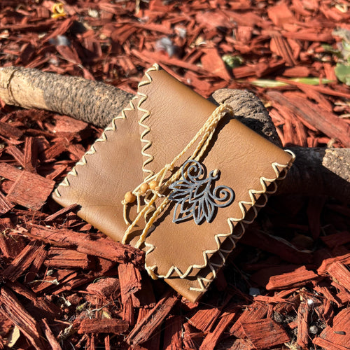 Handmade Leather Foraging Pouch