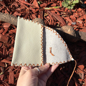 Handmade Leather Foraging Pouch