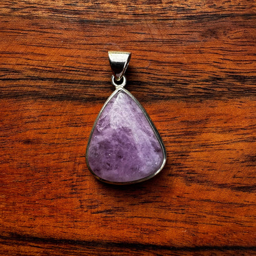 Kunzite Solid Sterling Silver Pendant