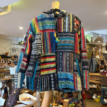 Load image into Gallery viewer, Brushed Cotton Patch Fleece Lined Hippie Jacket