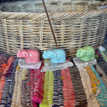 Load image into Gallery viewer, Ceramic Elephant Incense Holder