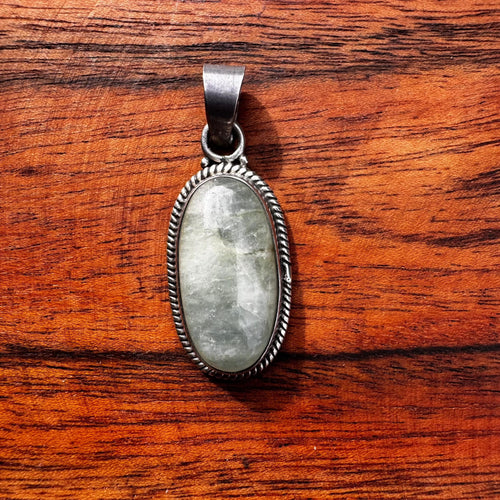 Aquamarine Solid Sterling Silver Pendant