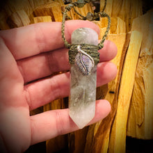 Load image into Gallery viewer, Lavender Fluorite Handmade Macrame Necklace