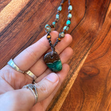 Load image into Gallery viewer, Handmade Green Chrysoprase Necklace